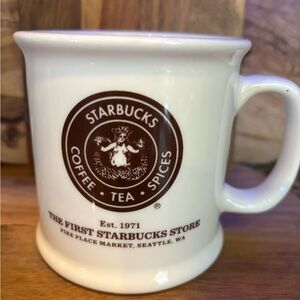 Vintage Starbucks White Ceramic Mug